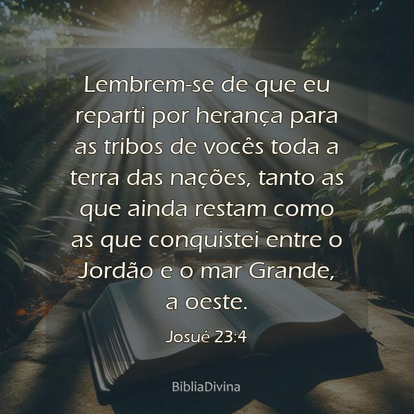 Josué 23:4