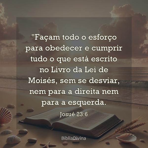 Josué 23:6