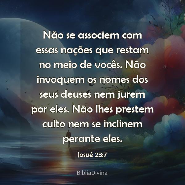 Josué 23:7