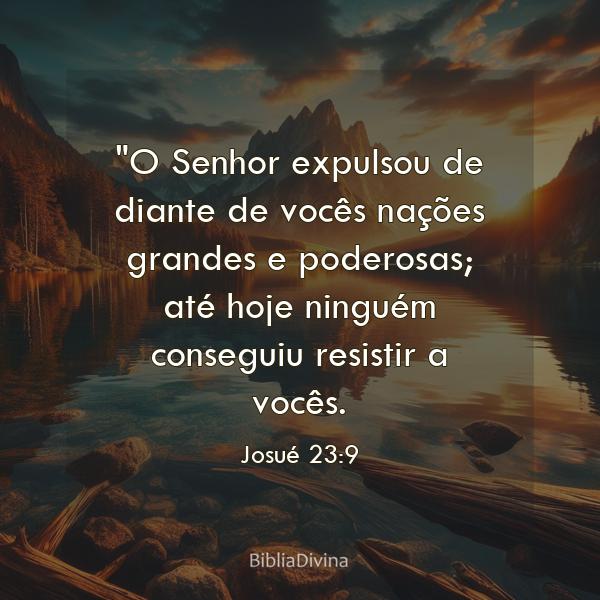 Josué 23:9