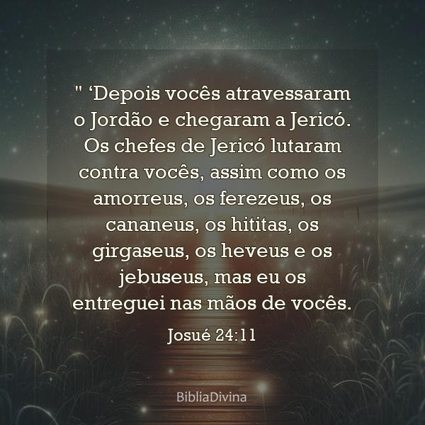 Josué 24:11