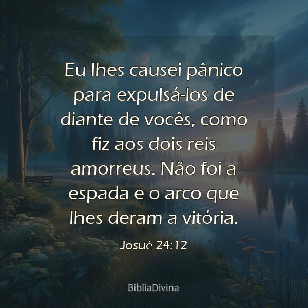 Josué 24:12