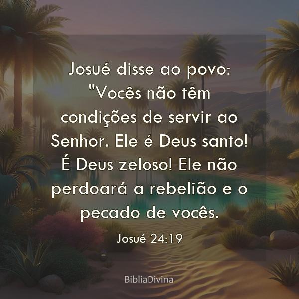 Josué 24:19