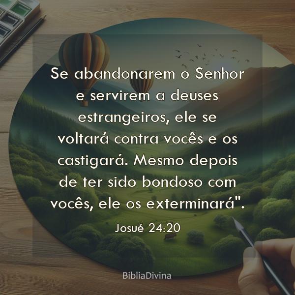 Josué 24:20