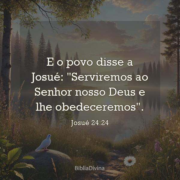 Josué 24:24