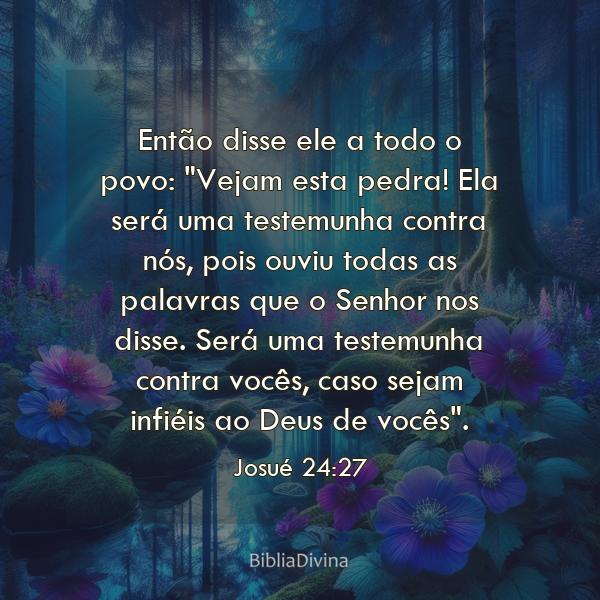 Josué 24:27