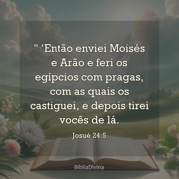 Josué 24:5