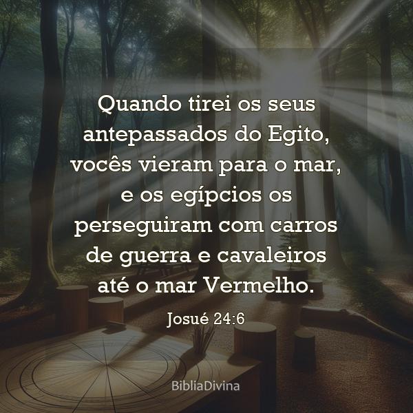 Josué 24:6