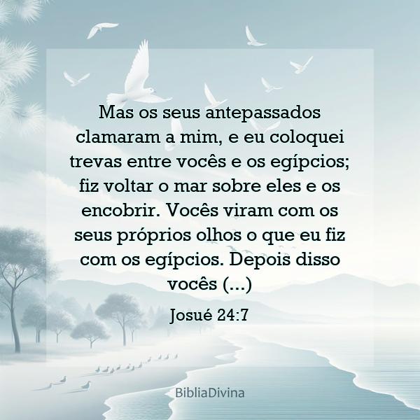 Josué 24:7