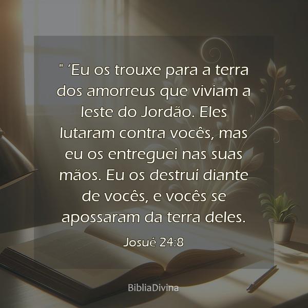 Josué 24:8