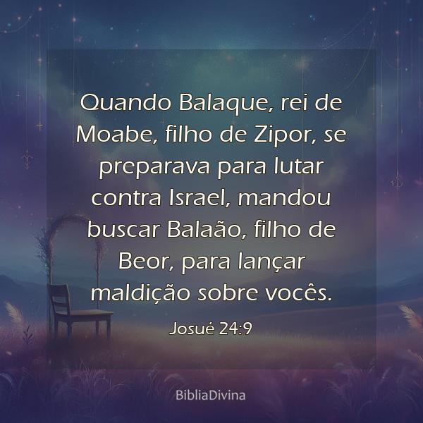 Josué 24:9