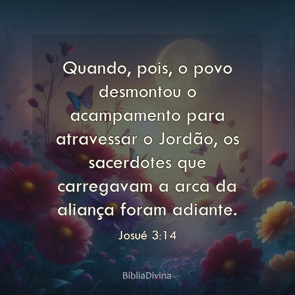 Josué 3:14