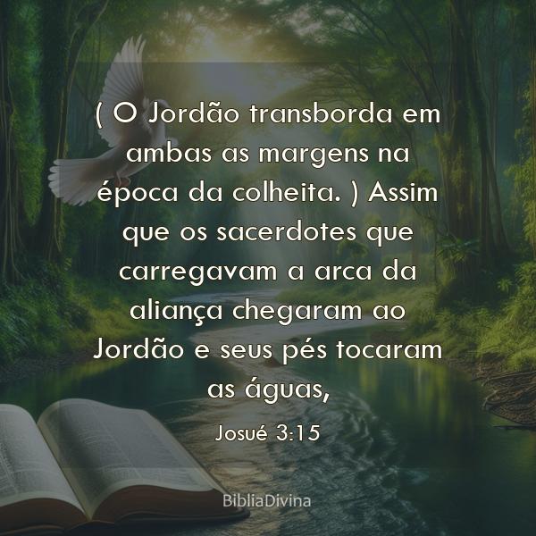 Josué 3:15