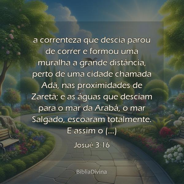 Josué 3:16