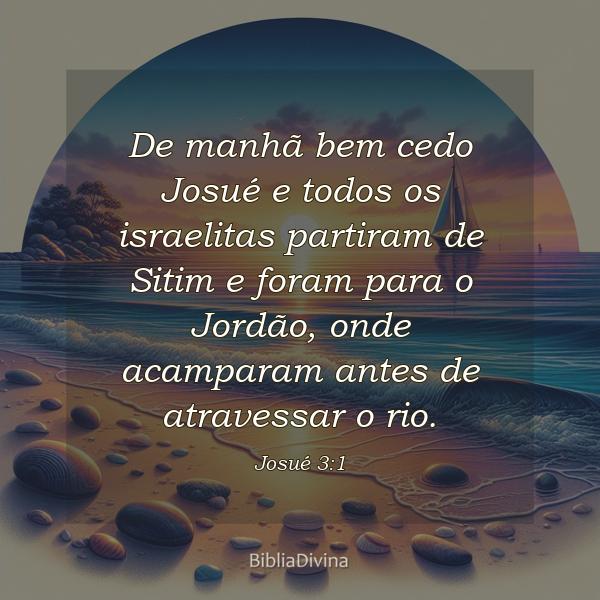 Josué 3:1