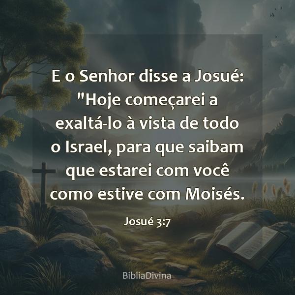 Josué 3:7