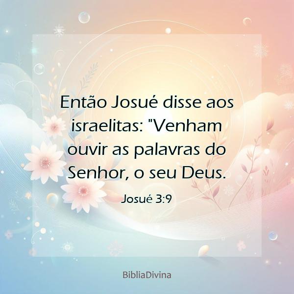 Josué 3:9