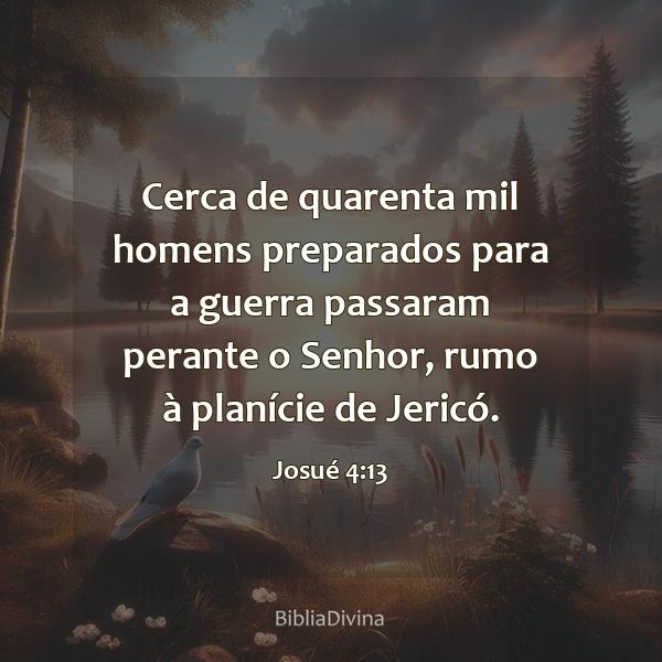 Josué 4:13