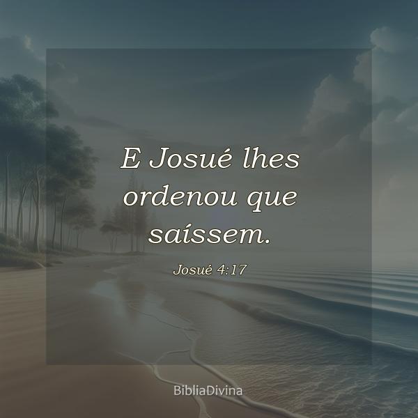 Josué 4:17