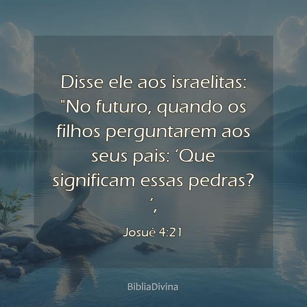 Josué 4:21