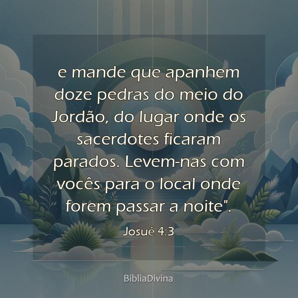 Josué 4:3