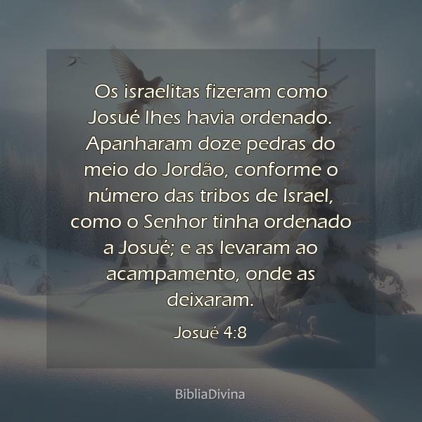 Josué 4:8