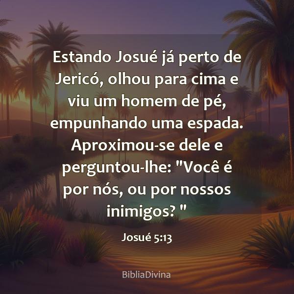 Josué 5:13