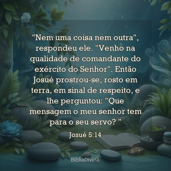 Josué 5:14