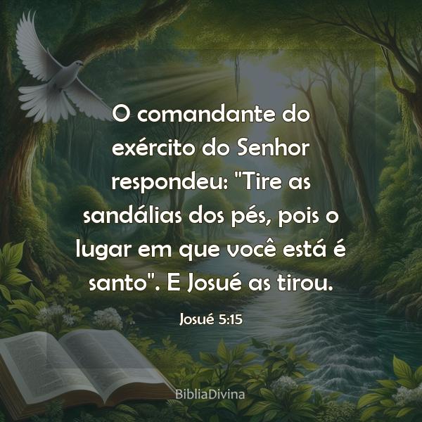 Josué 5:15