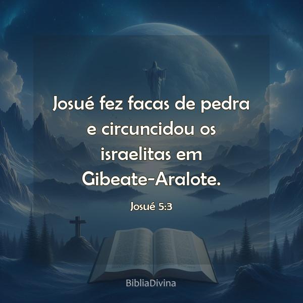 Josué 5:3