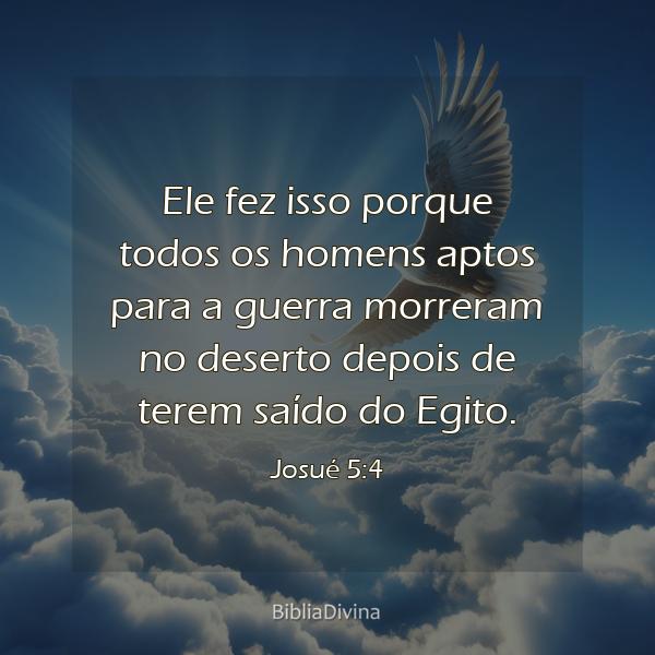 Josué 5:4