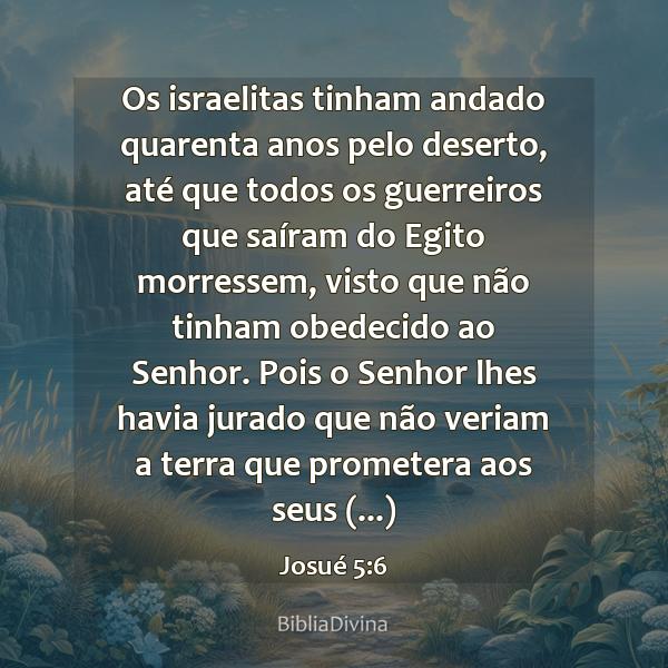 Josué 5:6