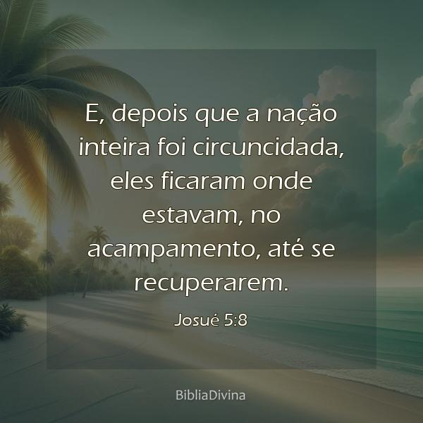 Josué 5:8