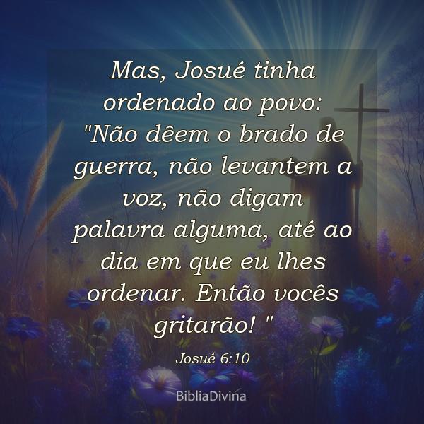 Josué 6:10