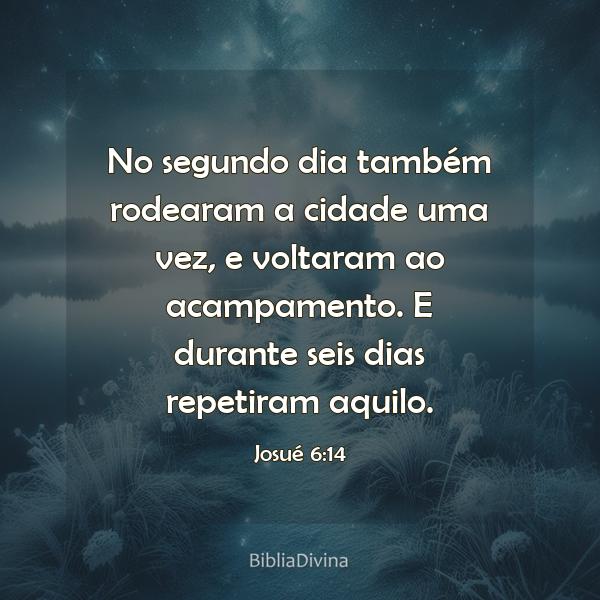 Josué 6:14