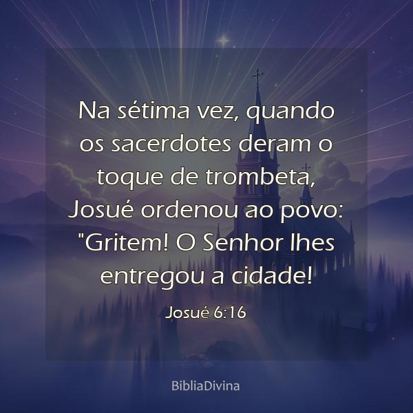 Josué 6:16