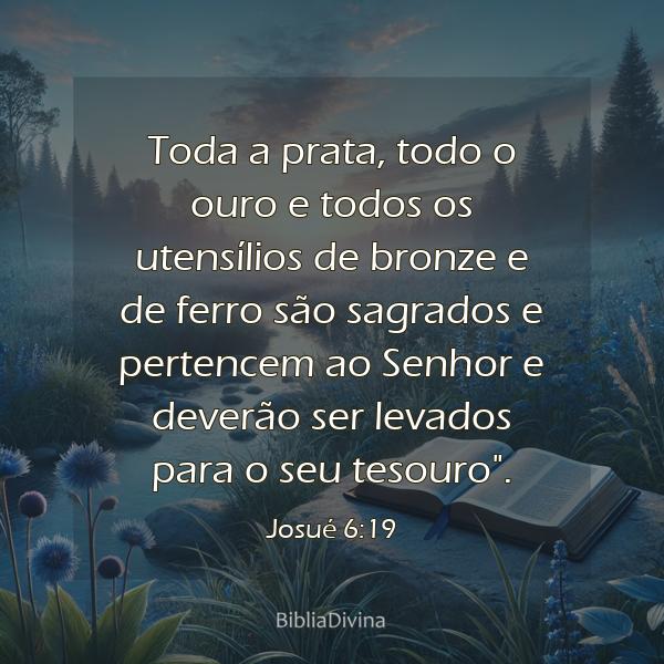 Josué 6:19