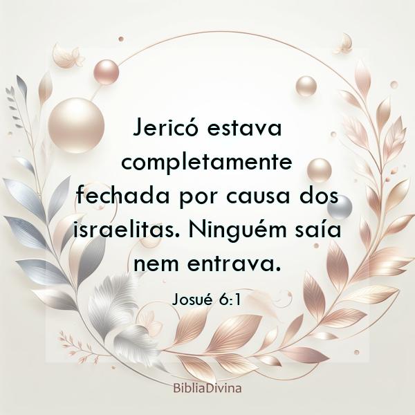 Josué 6:1