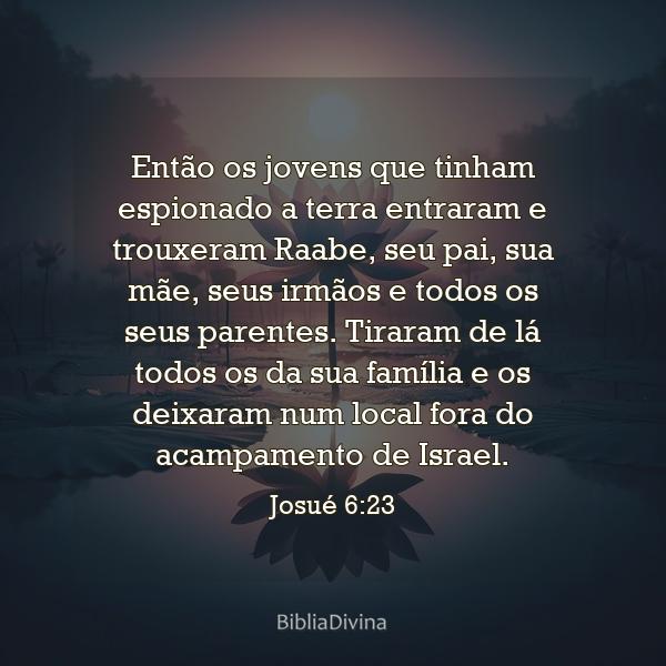 Josué 6:23