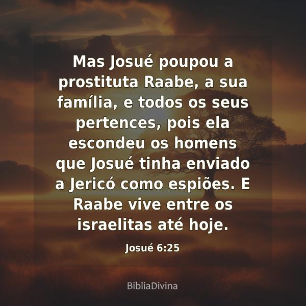 Josué 6:25