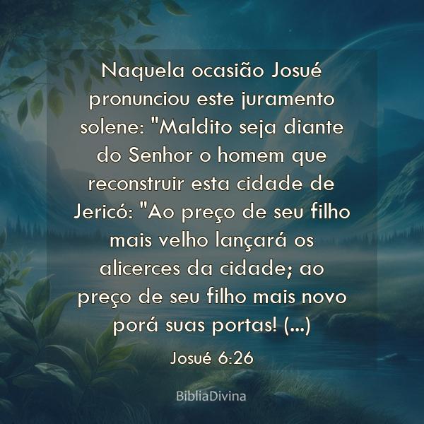 Josué 6:26