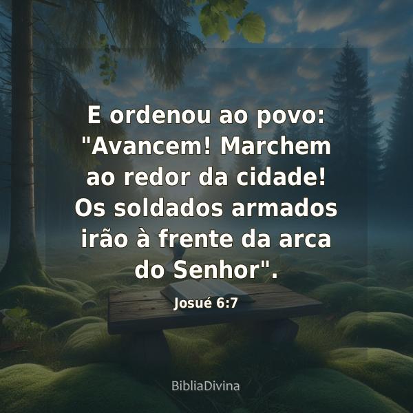 Josué 6:7