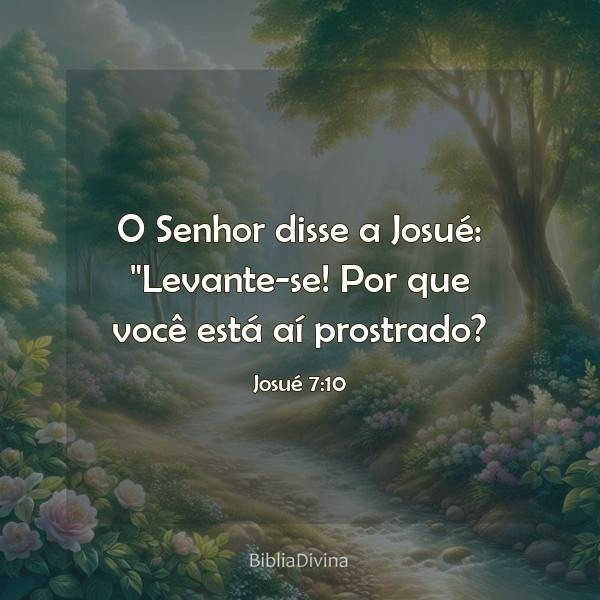 Josué 7:10