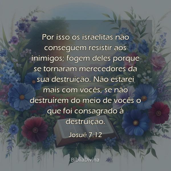 Josué 7:12