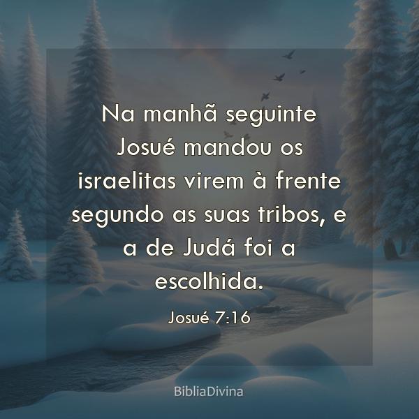 Josué 7:16