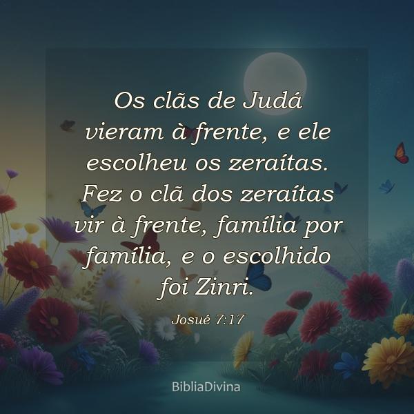 Josué 7:17