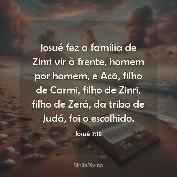 Josué 7:18