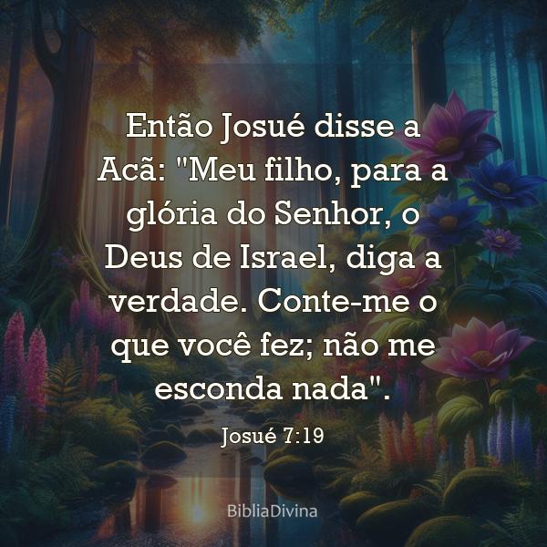 Josué 7:19