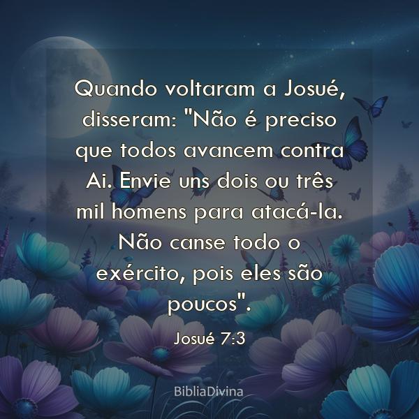 Josué 7:3