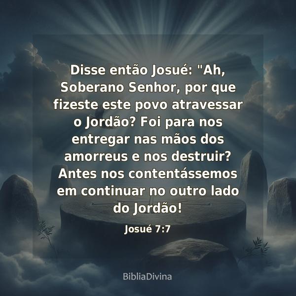 Josué 7:7